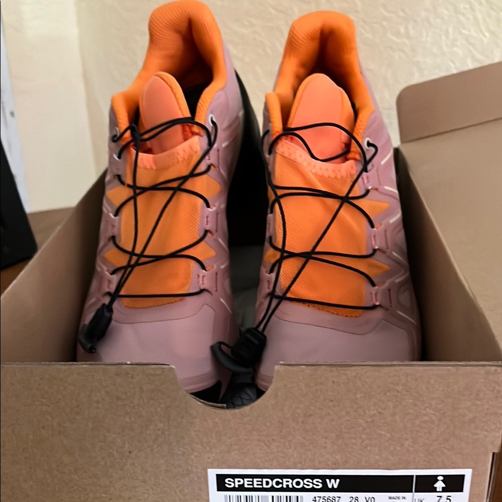 Salomon Speedcross W Shoes - Pink and Orange